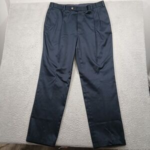Jos A Bank Traveler's Collection Men's 40x34 Navy Dress Pants 100% Cotton